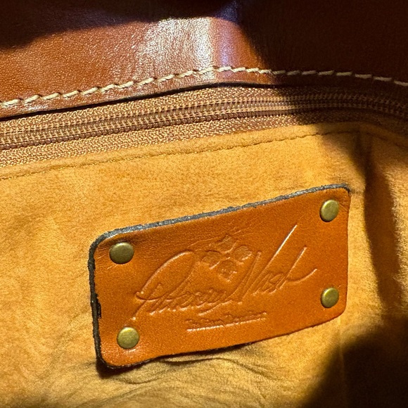 Patricia Nash Brown Leather Crossbody with Adjustable Strap - Picture 15 of 15